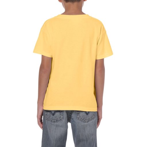 Kereknyakú rövid ujjú gyerekpóló, Gildan GIB5000, Yellow Haze-L