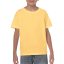 Kereknyakú rövid ujjú gyerekpóló, Gildan GIB5000, Yellow Haze-XL