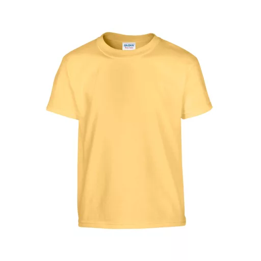 Kereknyakú rövid ujjú gyerekpóló, Gildan GIB5000, Yellow Haze-XS