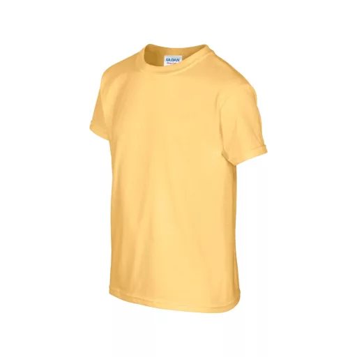 Kereknyakú rövid ujjú gyerekpóló, Gildan GIB5000, Yellow Haze-XS