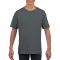 Rövid ujjú Softstyle gyerekpóló, Gildan GIB64000, Charcoal-L