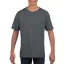 Rövid ujjú Softstyle gyerekpóló, Gildan GIB64000, Charcoal-L