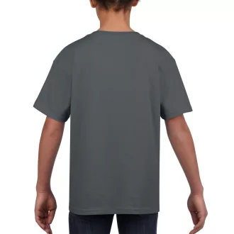   Rövid ujjú Softstyle gyerekpóló, Gildan GIB64000, Charcoal-L