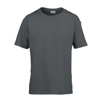   Rövid ujjú Softstyle gyerekpóló, Gildan GIB64000, Charcoal-L