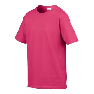   Rövid ujjú Softstyle gyerekpóló, Gildan GIB64000, Heliconia-M