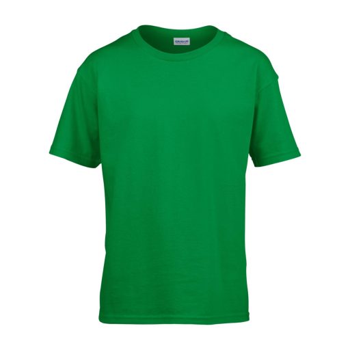 Rövid ujjú Softstyle gyerekpóló, Gildan GIB64000, Irish Green-M