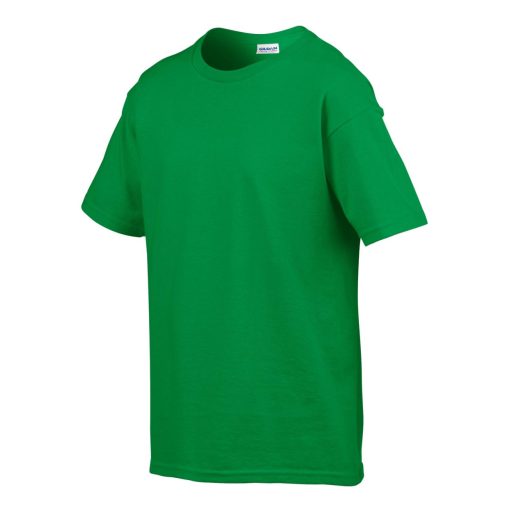 Rövid ujjú Softstyle gyerekpóló, Gildan GIB64000, Irish Green-S