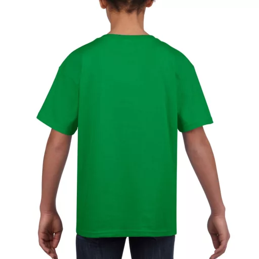 Rövid ujjú Softstyle gyerekpóló, Gildan GIB64000, Irish Green-XS