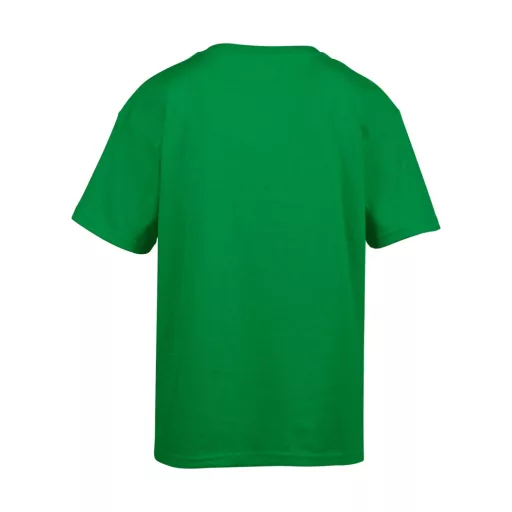 Rövid ujjú Softstyle gyerekpóló, Gildan GIB64000, Irish Green-XS
