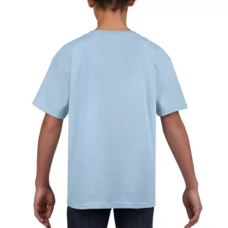   Rövid ujjú Softstyle gyerekpóló, Gildan GIB64000, Light Blue-L