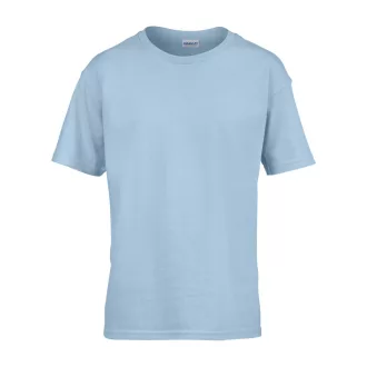   Rövid ujjú Softstyle gyerekpóló, Gildan GIB64000, Light Blue-L