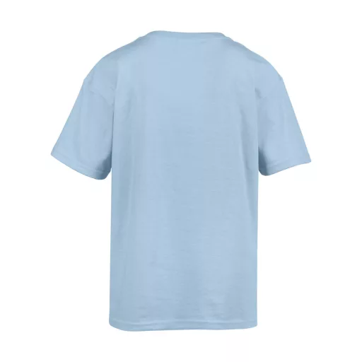 Rövid ujjú Softstyle gyerekpóló, Gildan GIB64000, Light Blue-XS