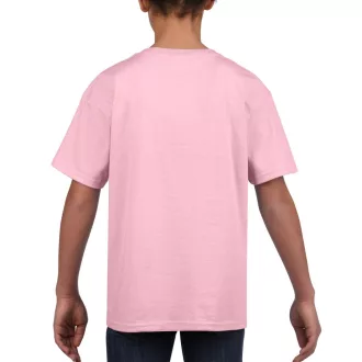   Rövid ujjú Softstyle gyerekpóló, Gildan GIB64000, Light Pink-L