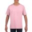 Rövid ujjú Softstyle gyerekpóló, Gildan GIB64000, Light Pink-XS