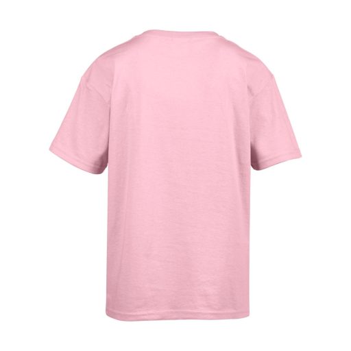 Rövid ujjú Softstyle gyerekpóló, Gildan GIB64000, Light Pink-XS