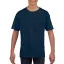Rövid ujjú Softstyle gyerekpóló, Gildan GIB64000, Navy-L