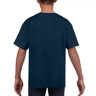 Rövid ujjú Softstyle gyerekpóló, Gildan GIB64000, Navy-L