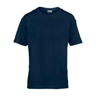 Rövid ujjú Softstyle gyerekpóló, Gildan GIB64000, Navy-L