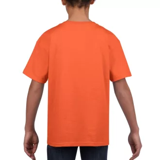   Rövid ujjú Softstyle gyerekpóló, Gildan GIB64000, Orange-L