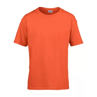   Rövid ujjú Softstyle gyerekpóló, Gildan GIB64000, Orange-L