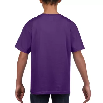   Rövid ujjú Softstyle gyerekpóló, Gildan GIB64000, Purple-L