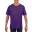 Rövid ujjú Softstyle gyerekpóló, Gildan GIB64000, Purple-XS