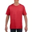 Rövid ujjú Softstyle gyerekpóló, Gildan GIB64000, Red-XS