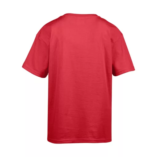 Rövid ujjú Softstyle gyerekpóló, Gildan GIB64000, Red-XS