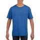 Rövid ujjú Softstyle gyerekpóló, Gildan GIB64000, Royal-M