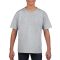 Rövid ujjú Softstyle gyerekpóló, Gildan GIB64000, RS Sport Grey-M