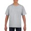 Rövid ujjú Softstyle gyerekpóló, Gildan GIB64000, RS Sport Grey-M