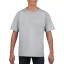 Rövid ujjú Softstyle gyerekpóló, Gildan GIB64000, RS Sport Grey-XS