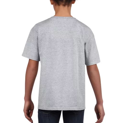 Rövid ujjú Softstyle gyerekpóló, Gildan GIB64000, RS Sport Grey-XS
