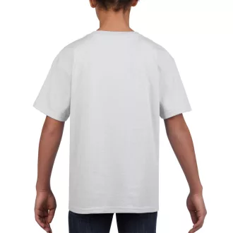   Rövid ujjú Softstyle gyerekpóló, Gildan GIB64000, White-L