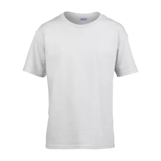   Rövid ujjú Softstyle gyerekpóló, Gildan GIB64000, White-L