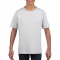 Rövid ujjú Softstyle gyerekpóló, Gildan GIB64000, White-XS