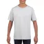 Rövid ujjú Softstyle gyerekpóló, Gildan GIB64000, White-XS