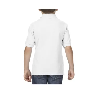 Gildan galléros gyerek póló GIB72800, White-R-XS
