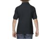 DryBlend galléros rövid ujjú gyerekpóló , Gildan GIB72800, Black-S