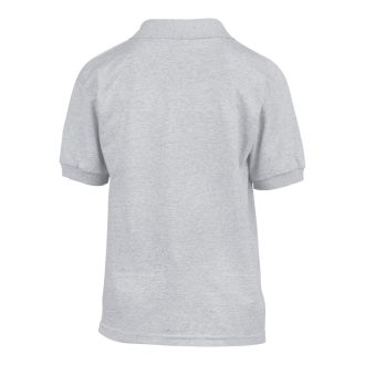   DryBlend 50/50 galléros rövid ujjú gyerekpóló , Gildan GIB8800, Sport Grey-L