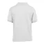 DryBlend 50/50 galléros rövid ujjú gyerekpóló , Gildan GIB8800, White-M