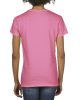 Rövid ujjú V-nyakú női póló, Gildan GIL4100V, Azalea-2XL