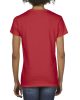 Rövid ujjú V-nyakú női póló, Gildan GIL4100V, Red-XL