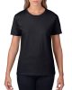 Kereknyakú rövid ujjú női póló, Gildan GIL4100, Black-2XL