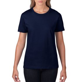   Kereknyakú rövid ujjú női póló, Gildan GIL4100, Navy-2XL