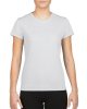 Karcsúsított rövid ujjú női sportpóló, Gildan GIL42000, White-2XL