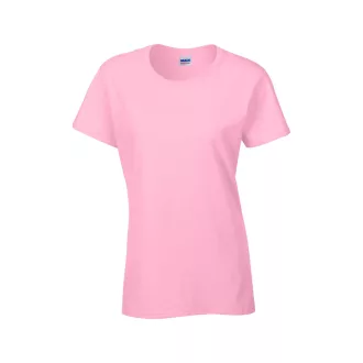  Kerknyakú karcsusított női póló, Gildan GIL5000, Light Pink-2XL
