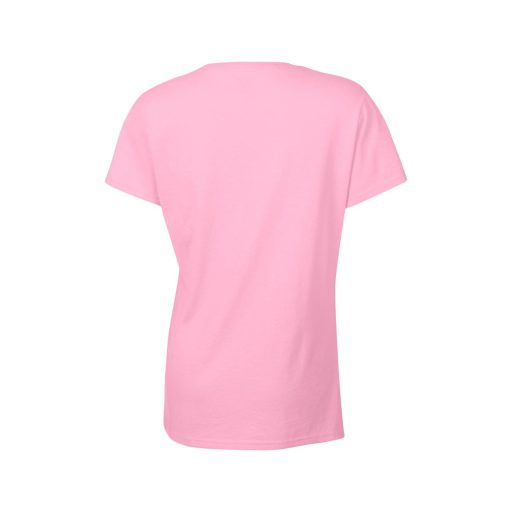 Kerknyakú karcsusított női póló, Gildan GIL5000, Light Pink-XL