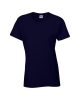 Kerknyakú karcsusított női póló, Gildan GIL5000, Navy-2XL