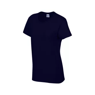   Kerknyakú karcsusított női póló, Gildan GIL5000, Navy-2XL